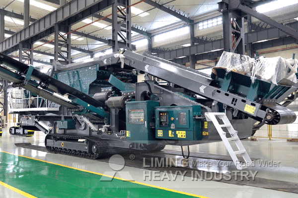 wheel-mounted mobile stone crusher for river stone