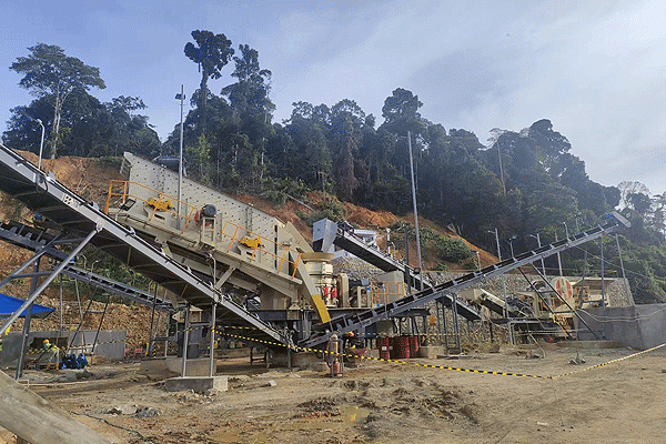low cost portable mobile impact crusher plant